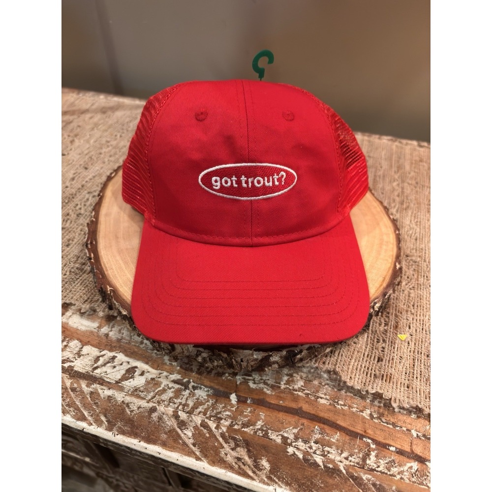 Nissan Got Trout ? Trucker Hat, New With Tag. Red